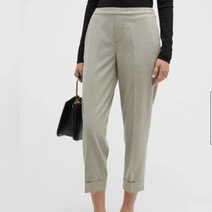 Brochu Walker Westport Pull On Pants Cuffed Ankle Straight Leg High Rise Size M
